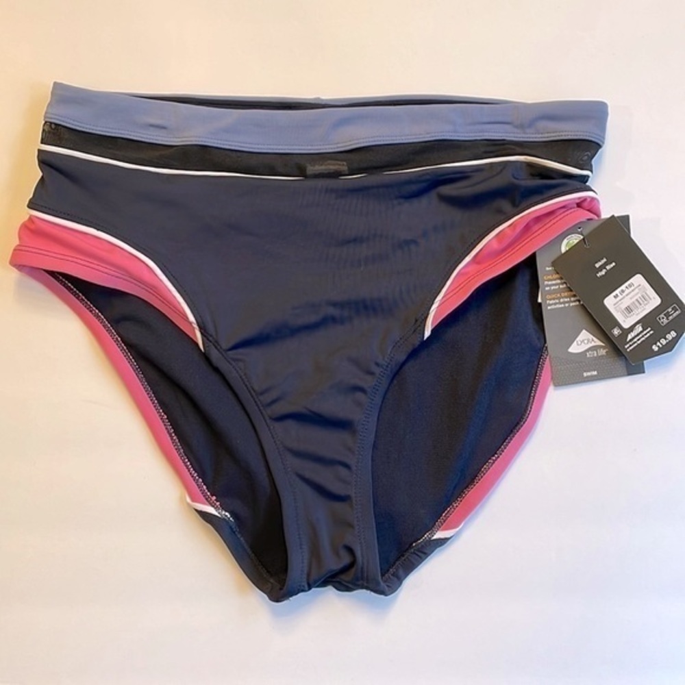 AVIA‎ Women's Multicolor High-rise Bikini Bottom Swimsuit Bathing Suit - various